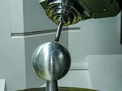 5-Axis Machining Center with 45° Tilt Head