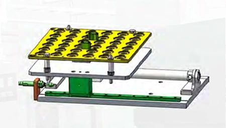 In-Machine Sliding Table with Matrix Tray Loading / Unloading