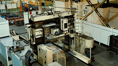 Precision machining workshop