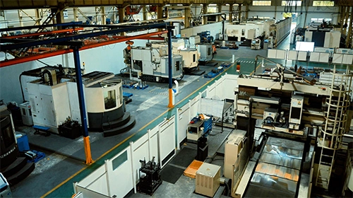 Precision machining workshop