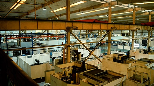 Precision machining workshop